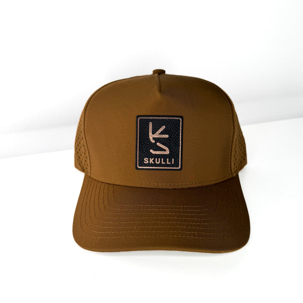 SKULLI PERFORMANCE HAT - TAN/COPPER