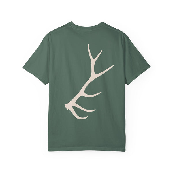 Antler Graphic Tee / Blue Spruce