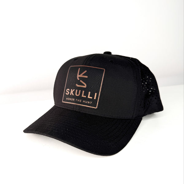 Skulli Performance Hat - Black/Copper
